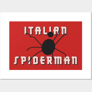 Italian Spiderman Movie Title Posters and Art